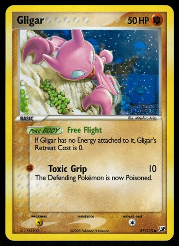 Gligar 115 reverse holo - gligar,