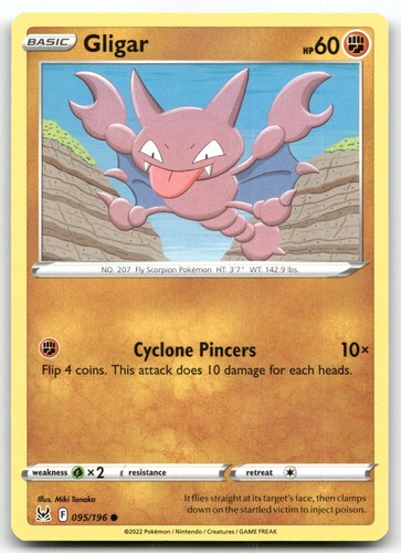 Pokemon gligar 095 - pokemon, 095/196