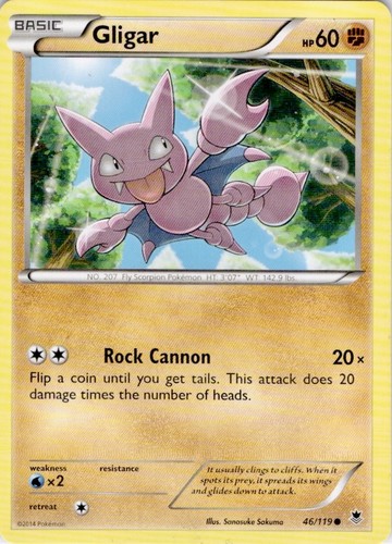 Gligar 119 common phantom - gligar, 46/119
