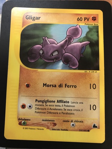 Carta pokemon gligar - pokemon,