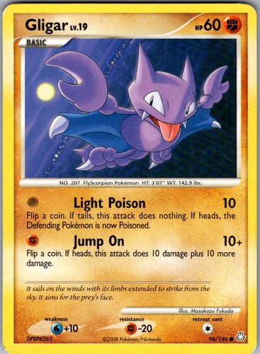 Gligar 146 common legends - gligar,