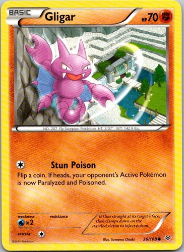 Gligar 108 common roaring - gligar,