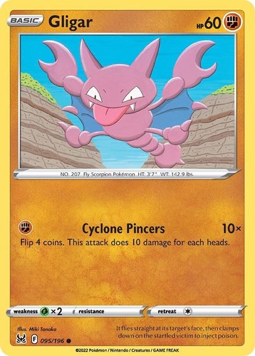 Gligar 095 196 - 095/196, lost