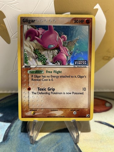 Gligar 115 pokemon card - gligar,