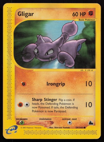Pokemon gligar 144 nm - 59/144,