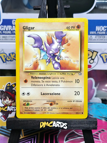 Pokemon gligar 111 neo - pokemon, |