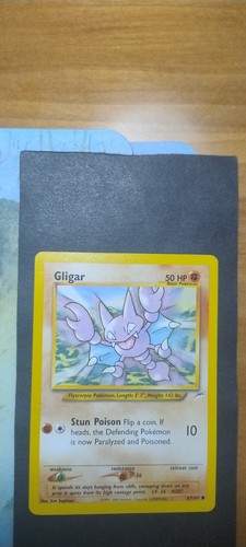 Gligar 105 pokemon card - gligar,
