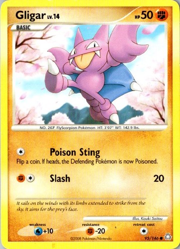 Gligar common legends - common,