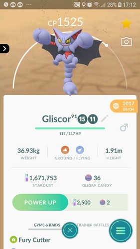 Gliscor - (gligar, evolution)