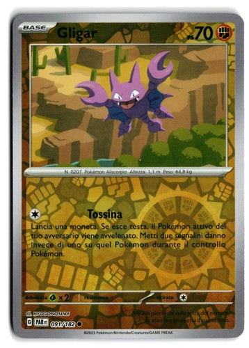 Pokémon gligar 091 182 - pokémon,
