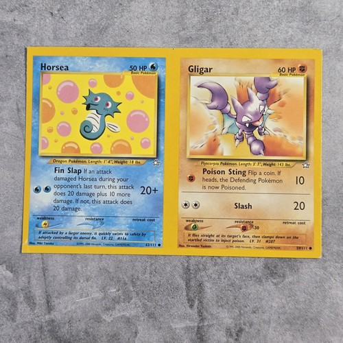 Gligar horsea nfc - &, foglio