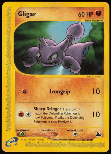 Gligar 144 skyridge common - gligar,