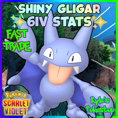 6iv shiny gligar - shiny, ✨