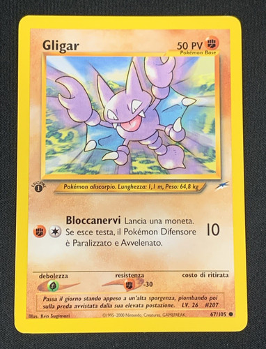 Pokemon tcg gligar 105 - pokemon, neo