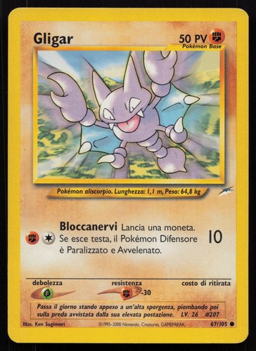 Pokemon tcg gligar 105 - 67/105, /