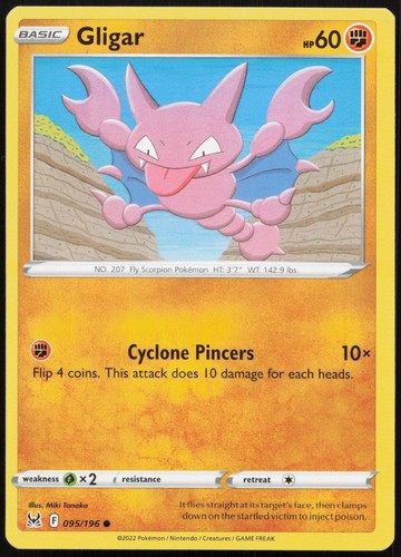 Pokemon gligar 095 196 comune - gligar,